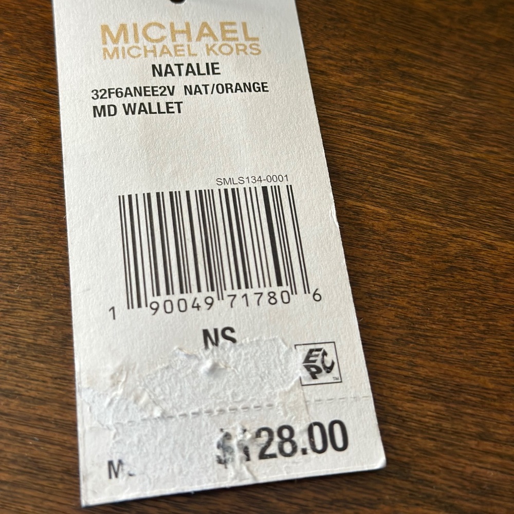Michael Kors Natalie Wallet - Medium - NAT/ORANGE